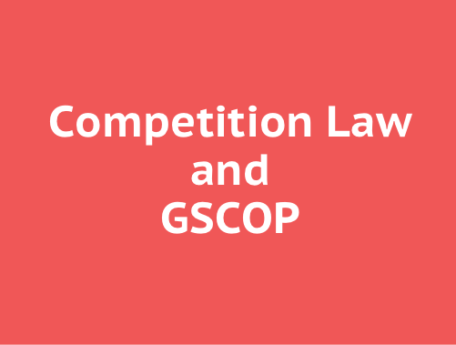 Competition law and GSCOP